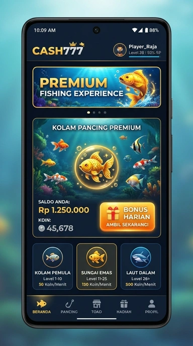 cash777 — cuplikan layar ringkas